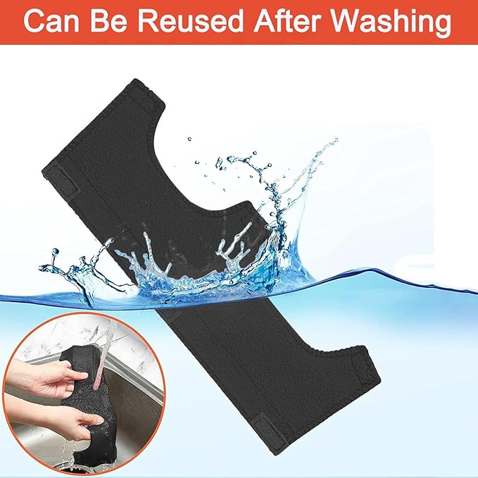 10Pcs Black Hard Hat Sweatband Washable Cotton Hardhat Liner Reusable Hardhat Accessories Air Cushion Sweatband Helmet Comforter Pad