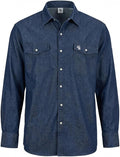 WoahBros FR Shirts for Men, 8oz Midweight Flame Resistant Welding Shirt, 100% Cotton, Pearl Snap Buttons - CAT2/NFPA2112