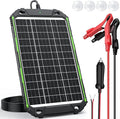 Sun Energise 15W 12V Solar Battery Charger & Maintainer PRO, Built-in Smart MPPT Charge Controller, Waterproof 12 Volt Solar Panel Trickle Charging Kits for Car Auto Boat RV Marine Trailer Camper