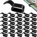 30 Pack Trailer Frame Wire Clips Black Push-On Chassis Wire Clips Anti-Corrosion Spring Steel Harness Fasteners for Automotive Boat Trailer or Marine Wiring Management (3/8'')