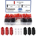 Tnisesm 22 Pair 30AMP Power Pole Connectors, Red Black Quick Disconnect Connect Battery Connector Modular Power Connectors Sets