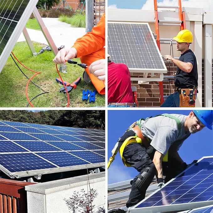 Waterproof Protection Box for Solar Panel Connectors 3PCS Marine Photovoltaic Connector Enclosure Case Weather Resistant Solar Cables Connection Protector Housing