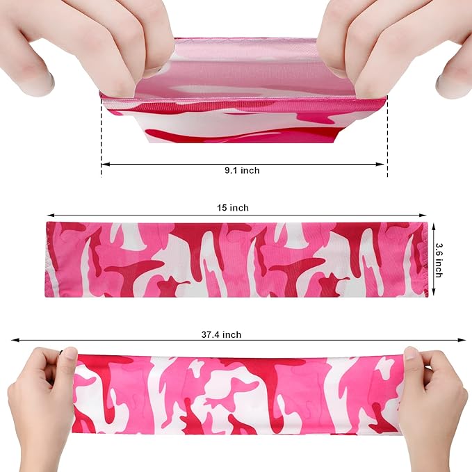 12 Sets UV Protection Face Covering Neck Gaiter Scarf and Ice Silk Cooling Arm Sleeves for Summer