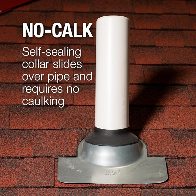Oatey 3 in. to 4 in. Thermoplastic All-Flash No-Calk 12 in. x 16 in. Base Roof Flashing