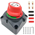 Battery Disconnect Switch 12V 24V 48V Master Isolator Cut Off Switch for Marine Boat Car Truck Camper RV Trailer Vehicles Engine Application (On/Off)