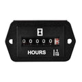DC6V-80V Mechanical Hour Meter Hourmeter for Gasoline Diesel Engine Generator Boat Motorcross Motor Truck Tractor Lawn Mower Snowmobile Compressor