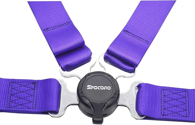 4 Point Racing Harness 2" Nylon Straps, Cam Lock Style (Pack of 1)