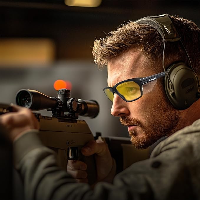 ProtectX Classic Safety Glasses, Anti-Fog Scratch Resistant Lenses, Protective Eyewear for Work, Indoor/Outdoor, ANSI Z87.1