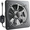16 Inch Wall Window Exhaust Fan Wall Mounted Ventilation Fan 1040 CFM High-Speed1560 RPM Basement Extractor Fan Industrial Fan for Home Garage Office Commercial Use (16 Inch+Speed Control)