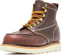EverBoots Mens Work Boots for Men, Leather EverFit Lightweight Comfort Boot, Anti Slip & Shock Absorption, Soft Oil Grain, Goodyear Welt, Industrial Construction, Roofing, Electrician