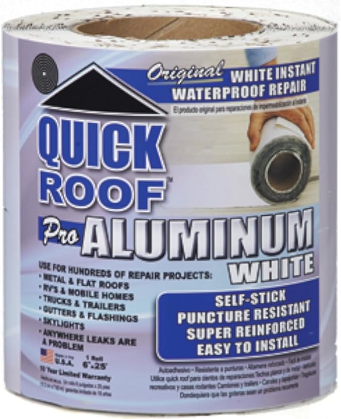 Cofair UBE625 Quick Roof Extreme White 6" x 25'