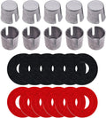 Ampper 10 Piece Battery Post Terminal Shims, Lead Terminal Shim Caps with 12 Piece Washers for Top Post Battery Post Ends Repair