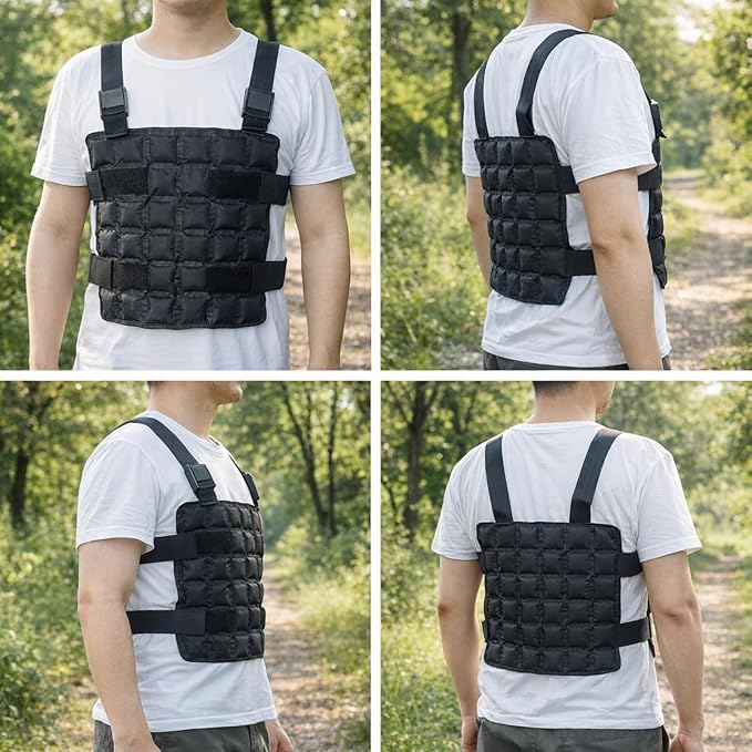 Ice Cooling Vest Neck Cooler for Hot Weather, Reusable Ice Pack Vest with Adjustable Straps, Cold Ice Jacket for Men & Women