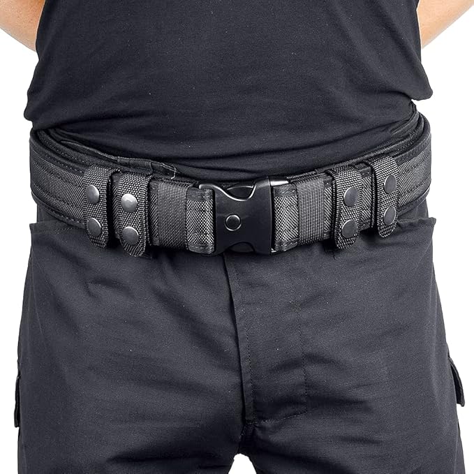 TAFTACFR Duty Belt for Law Enforcement Utility Security Military Police 2.0" Tactical Patrol Belt Set