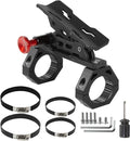 UTV Fire Extinguisher Mount Kit- Quick Release Roll Bar Fire Extinguisher Holder with Aluminum Bracket for Any Vehicle with 1.75"-2" Roll Bar, Compatible with Polaris RZR/Can Am X3/Jeep Wrangler