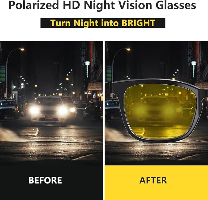 VISOONE Blue Light Blocking Glasses Square with Anti Computer Glare for Gaming Women and Men MONTANA
