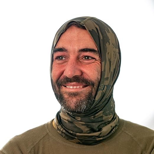 Carhartt Force UPF Lightweight Neck Gaiter, Tree Camo-Burnt Olive, One Size