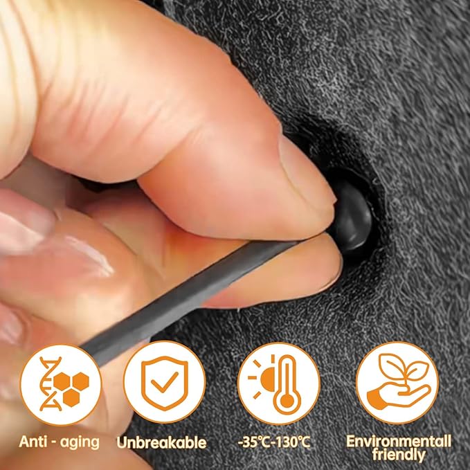 Nylon Universal Cable Tie Buckle Zip Tie (3.5”) Automotive Push Mount Small Assorted Zip Ties Tool Heavy Duty Self Locking UV Resistant Plastic Cable Ties for Car Daily Repair (20)