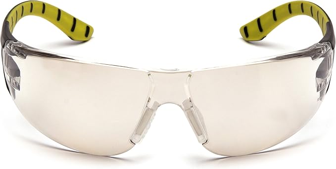 Pyramex Endeavor Plus Safety Glass Black/Gray Frame With Foam Padding Clear H2MAX Anti-fog Lens