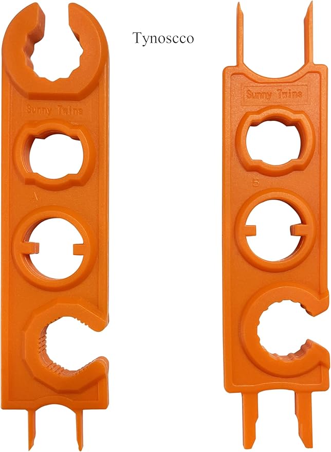 Solar Branch Connector Y-Connector, for Parallel Connection Between Solar Panels 1000V/1500V 50A Complimentary MC-4 Wrench Assembly and Disassembly Crimping Tool (MFF/FMM) 1Pack