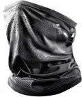 Summer UV Protection Cooling Neck Gaiter Face Clothing Neck Gaiter Mask Scarf Sunscreen Breathable(White/Black)