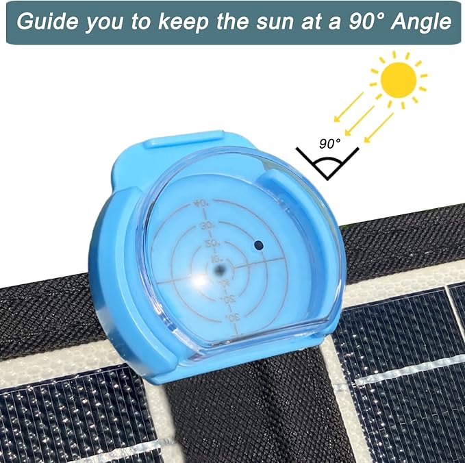 Solar Angle Guide Solar Panel Accessories for Portable Solar Panel Foldable Solar Panels Sun Angle Finder Guide
