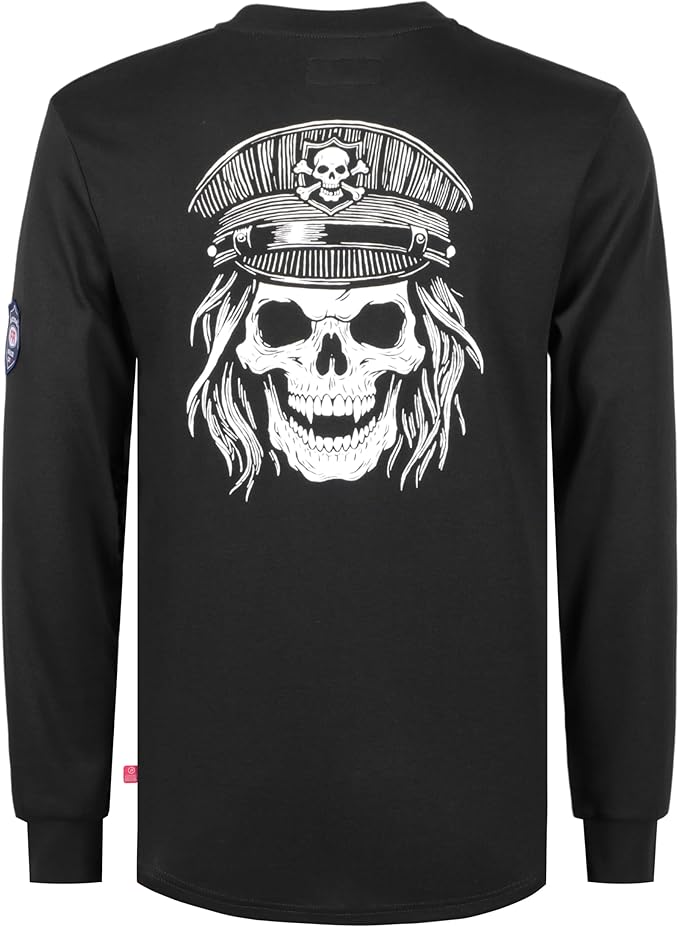 BOCOMAL FR Shirts Crewneck 7oz Midweight Flame Resistant Clothing NFPA2112 CAT2 Men's Fire Retardant Work Shirt