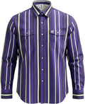 WoahBros FR Shirts for Men, 8oz Midweight Flame Resistant Welding Shirt, 100% Cotton, Pearl Snap Buttons - CAT2/NFPA2112