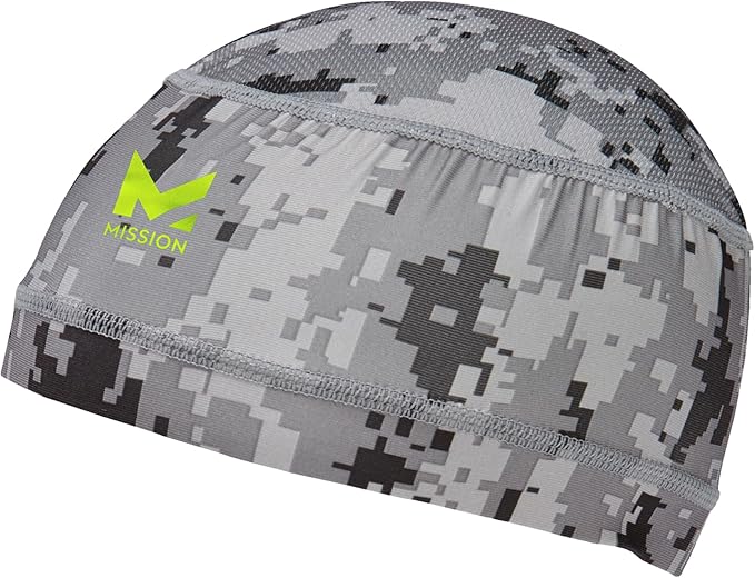 MISSION Cooling Helmet Liner - Lightweight & Breathable - Cools Up to 2 Hours - UPF 50 Sun Protection - Machine Washable