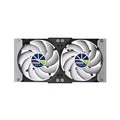 TITAN- 12V IP55 Waterproof DC Double Rack Mount Ventilation Cooling Fan with Timer and Speed Controller- TTC-SC20 (140mm(V2+))