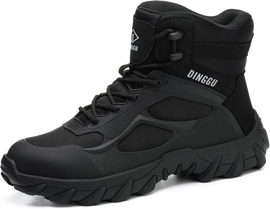 Mens Work Boots Comfortable Steel Toe Boots for Men Safety Composite Toe Industrial & Construction Boots