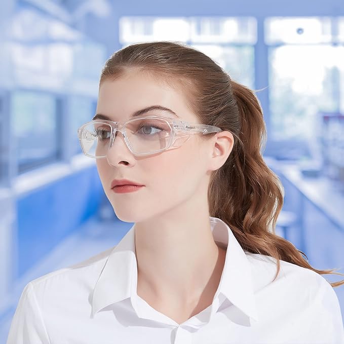 ProtectX Classic Safety Glasses, Anti-Fog Scratch Resistant Lenses, Protective Eyewear for Work, Indoor/Outdoor, ANSI Z87.1