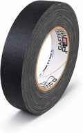 Professional Premium Grade Gaffer Tape - Black | Heavy Duty Pro Gaff Tape | Secures Cables | Holds Down Wires Leaves No Sticky Residue | Easy to Tear | Multipurpose | Better Than Duct Tape