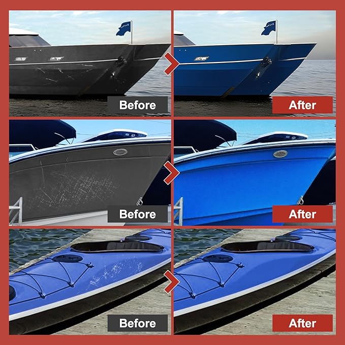 Blue Rust Preventive Paint（Includes diluent), Rust Inhibitor and Corrosion Permanently, Non-porous Protective Barrier, UV Resistance and Heat Resistance, It is suitable for rust and corrosion prevention on multiple surfaces such as Marine vessels, meta...