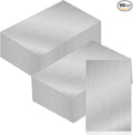 Therwen 100 Pcs 5 x 7 Inch Flashing Aluminum Sheet Roof Flashing Metal Roof for Shed Weatherproofing Areas Around Chimneys or Skylights (Silver)