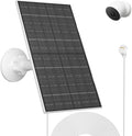7W Solar Panel Compatible with Google Nest Camera Outdoor & Indoor (Battery Version), Solar Power Charger with IP66 Weatherproof, 360° Adjustable Mount, 9.8ft Cable,1 Pack