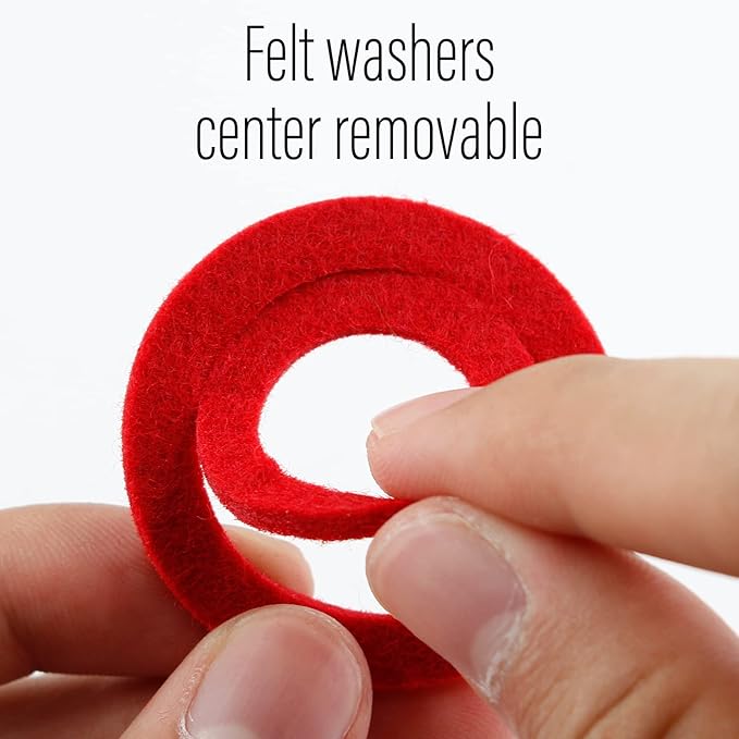10 PCS Battery Terminal Anti Corrosion Washers Fiber, 5 Red & 5 Green Battery Terminal Protector