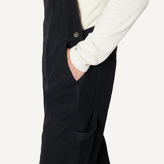 Amazon Basics Men's Relaxed Fit Workwear Bib Overall