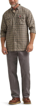 Wrangler Riggs Workwear Men's FR Flame Resistant Two Pocket Work Shirt