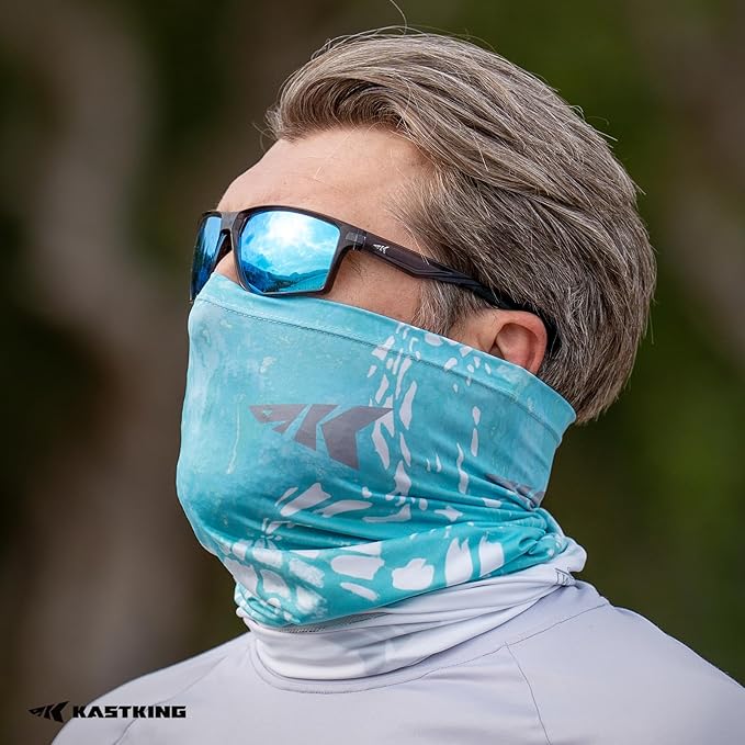 KastKing Sol Armis Neck Gaiter - UPF 50 Face Mask - UV Sun Protection Mask for Men & Women, Fishing, Hiking
