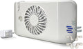 Suncourt Equalizer EZ8 Floor/Wall Register Booster Fan — Ultra-Quiet, 8-Speed Fan with Smart Technology and 6-Foot Power Cord, HC600-WK (White)