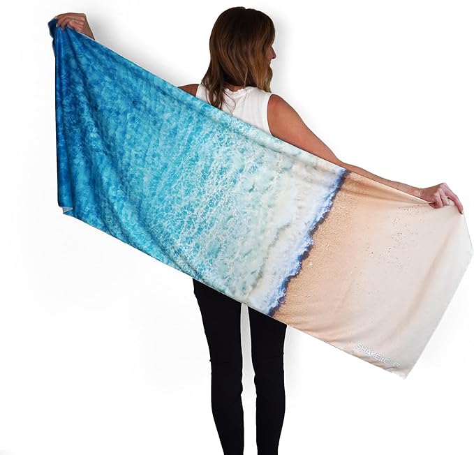 SHAKEitCOOL Large Cooling Shawl - Instant Heat Relief for Outdoor Events