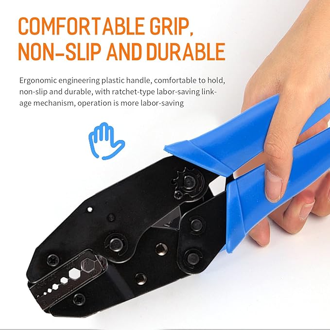 1PCS Squeezing Forceps, Ratchet Terminal Crimping Pliers,Coax RF/BNC Crimp Tools for RG58