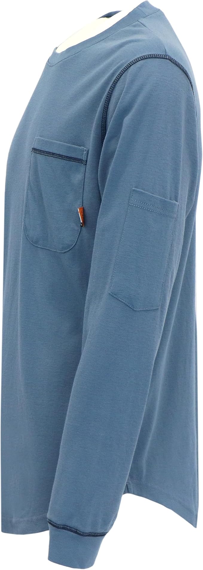 VATRENUS FR Shirts Crewneck 5.5oz Lightweight Flame Resistant 100% Cotton Men's Pre-Washed Fire Retardant Workwear