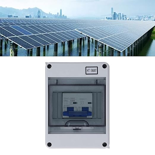 DZ47-125Z D80 Miniature Circuit Breaker 500V 80A DC Disconnect Switch PV Combiner Box IP65 Distribution Box for Photovoltaic Solar Panel Grid Connected System