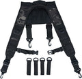 MELOTOUGH Tactical Outdoor H-Harness Duty Belt Suspenders (Battle Belt not Included)