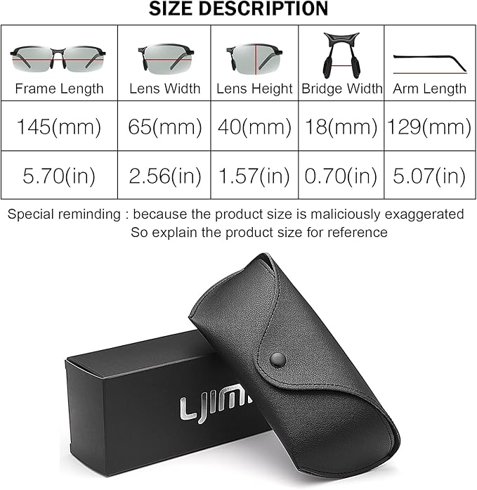 YIMI Polarized Photochromic Driving z87 Sunglasses For Men Women Day and Night safety glasses