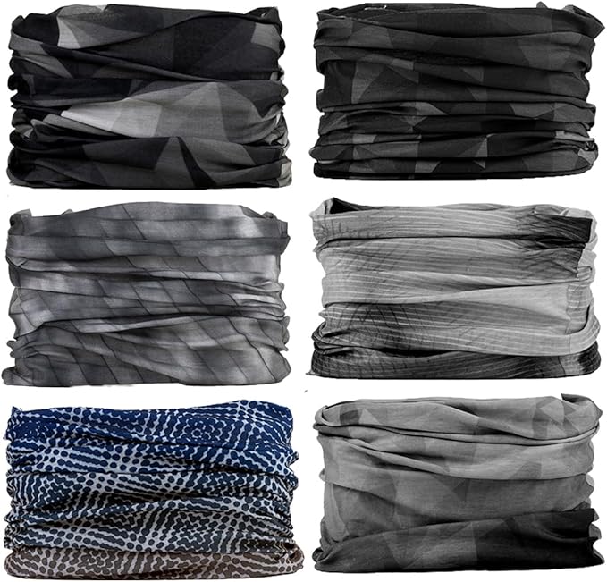 Neck Gaiter Face Cover Bandana Mask Scarf, Breathable Sun& Dust-proof for Cycling Running Fishing Hiking
