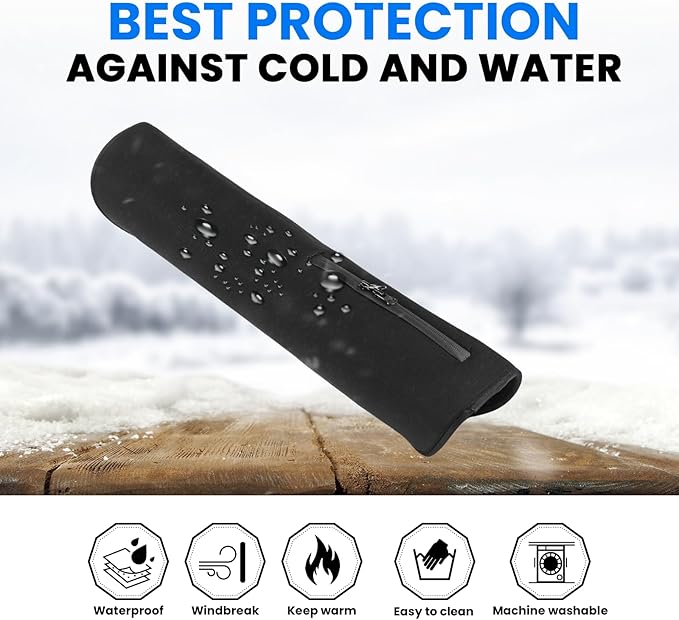 Besudo Ebike Battery Cover - E-bike Battery Protection Sleeve - Thermal Sleeve for Cold Weather - Neoprene Battery Protective Cover from Cold and Dirt - E-Bike Accessory-038B