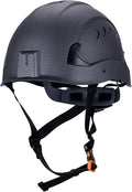 Land Helmets Frontier Type 2 Class C Vented Safety Helmet - ANSI/ISEA Z89.1 Type II OSHA Compliant Hard Hat. Used in Construction, Arbor, and Industrial Work.